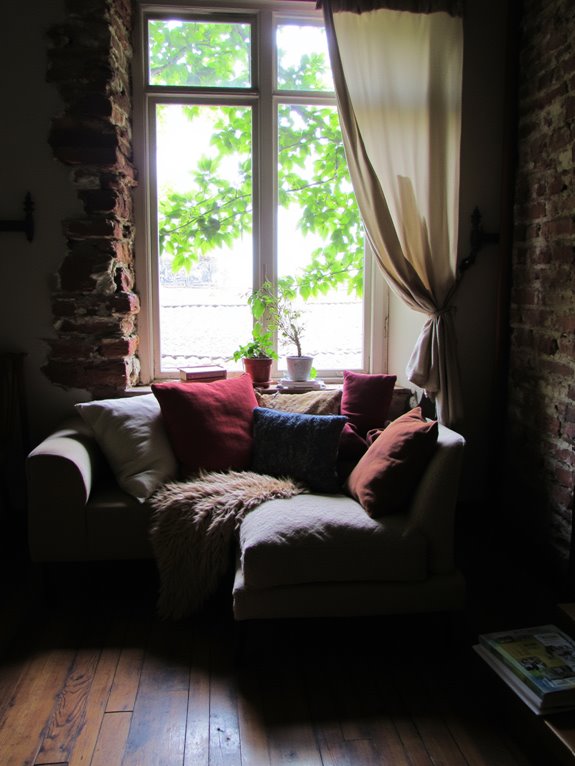 cozy window seat retreat