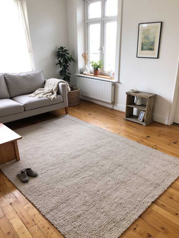 cozy zones with area rugs