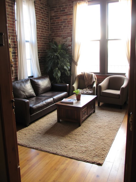 defining spaces with rugs