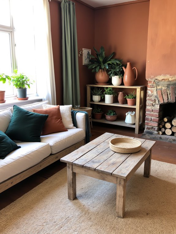 earthy colors for tranquility