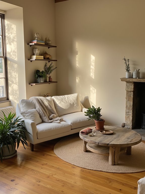 earthy minimalism for comfort