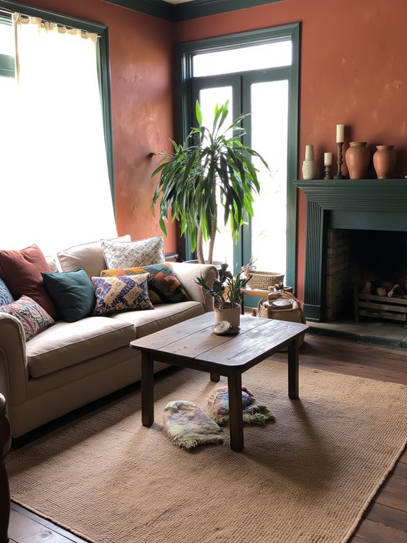 earthy tones for comfort