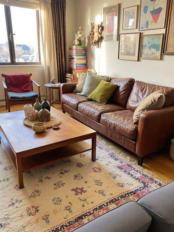 eclectic decor blends styles