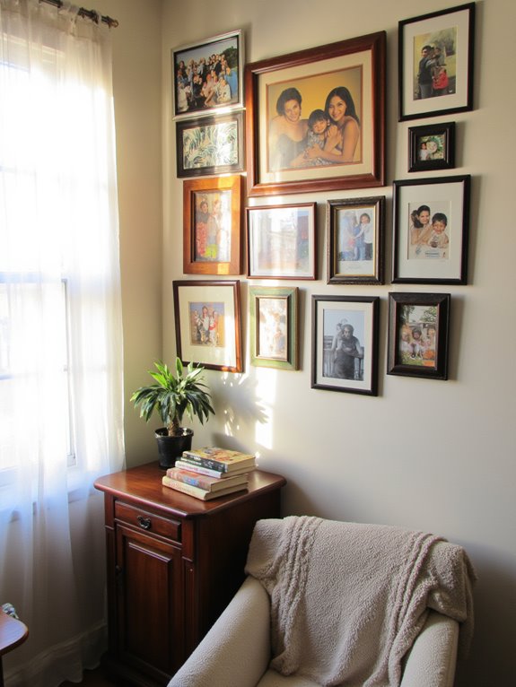 eclectic gallery wall memories