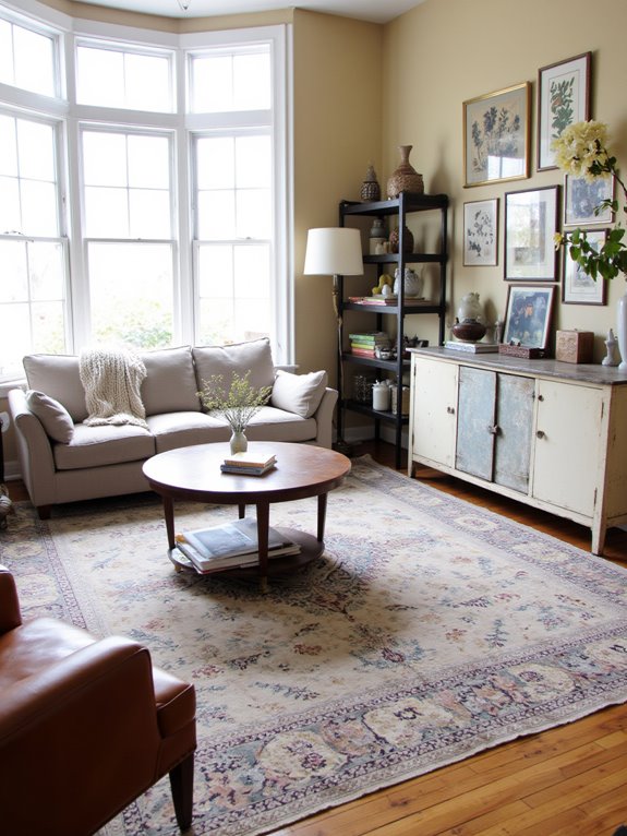 eclectic vintage modern decor blend