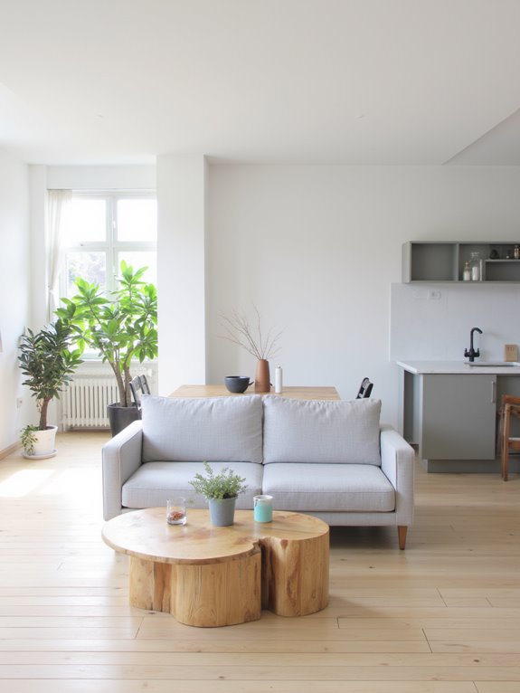 embrace open uncluttered spaces