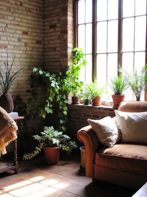 enhance dining with greenery