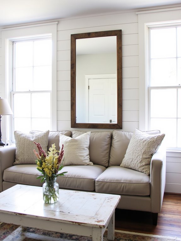 enhance space with mirrors