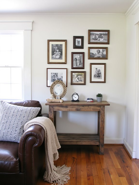 family photos gallery wall