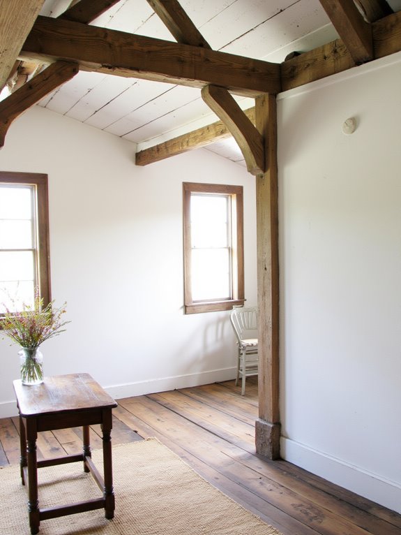 farmhouse beams enhance charm