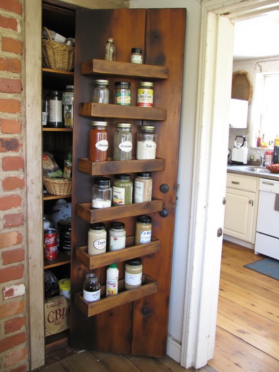 functional and accessible spice rack