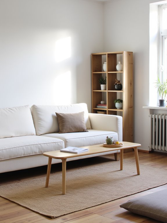 functional minimalist furniture integration