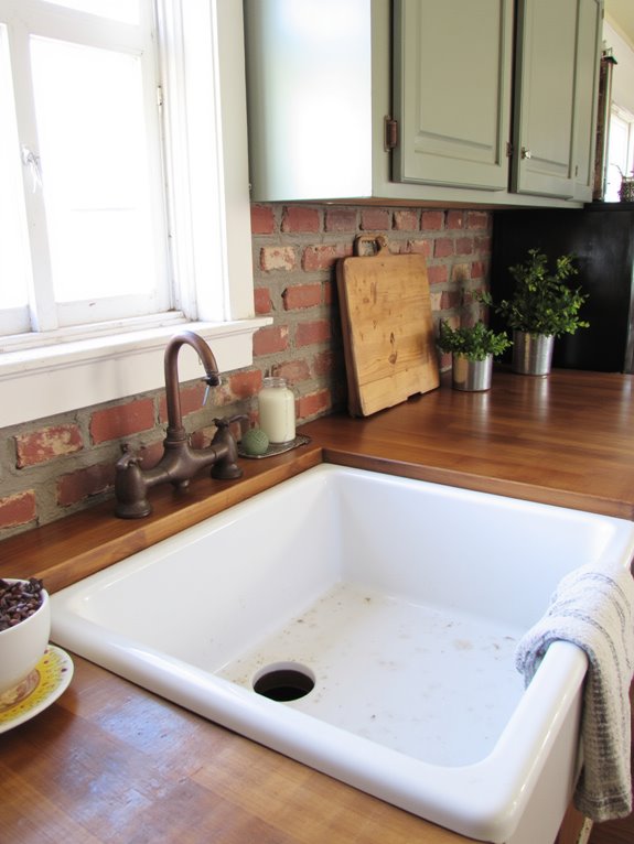 functional rustic charm sink