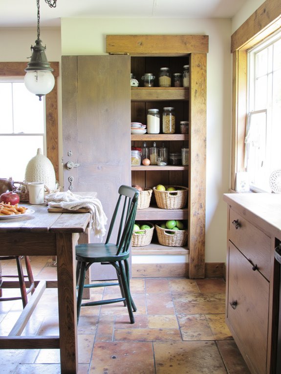 functional rustic storage solution