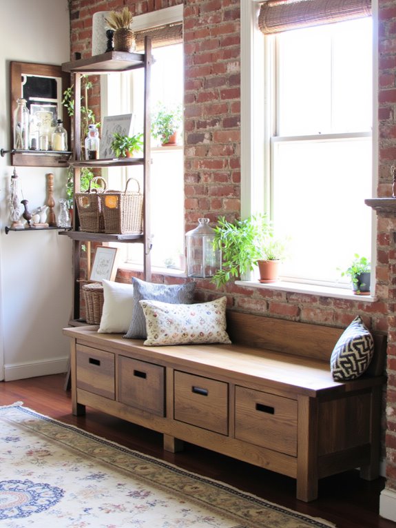 functional vintage storage solutions