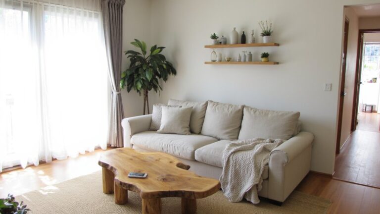 grounded minimalist interior design