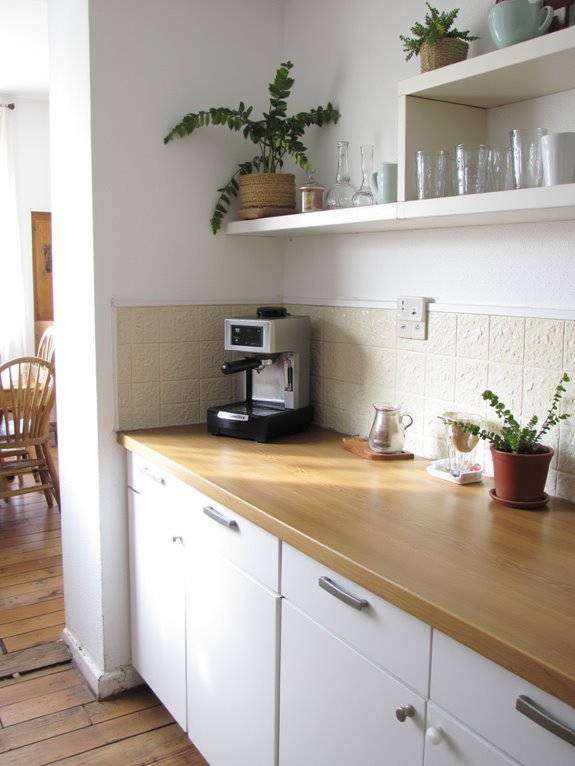 handy beverage station setup