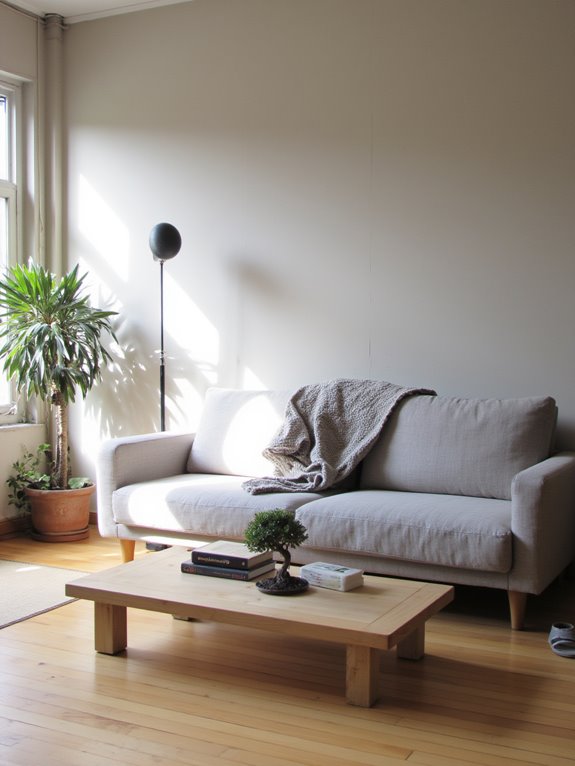 harmonious japandi interior design