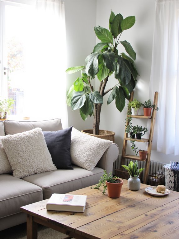 incorporate greenery for tranquility