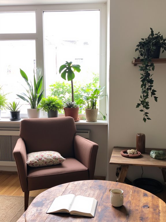 incorporating greenery for rejuvenation