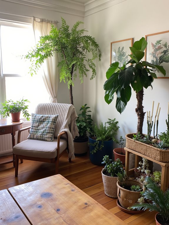 indoor plants enhance atmosphere