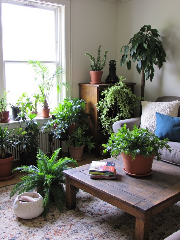 indoor plants enhance atmosphere