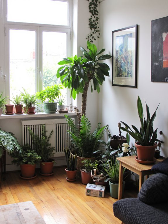 indoor plants enhance atmosphere