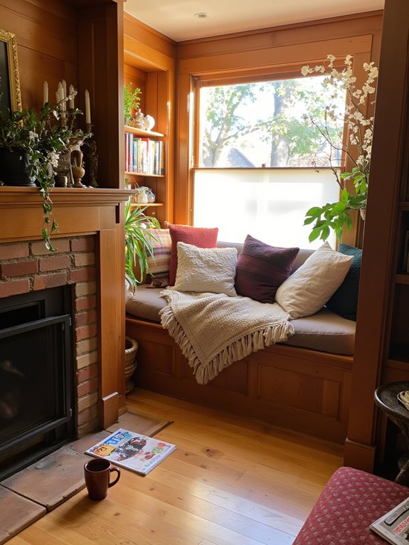 intimate relaxation corner retreat