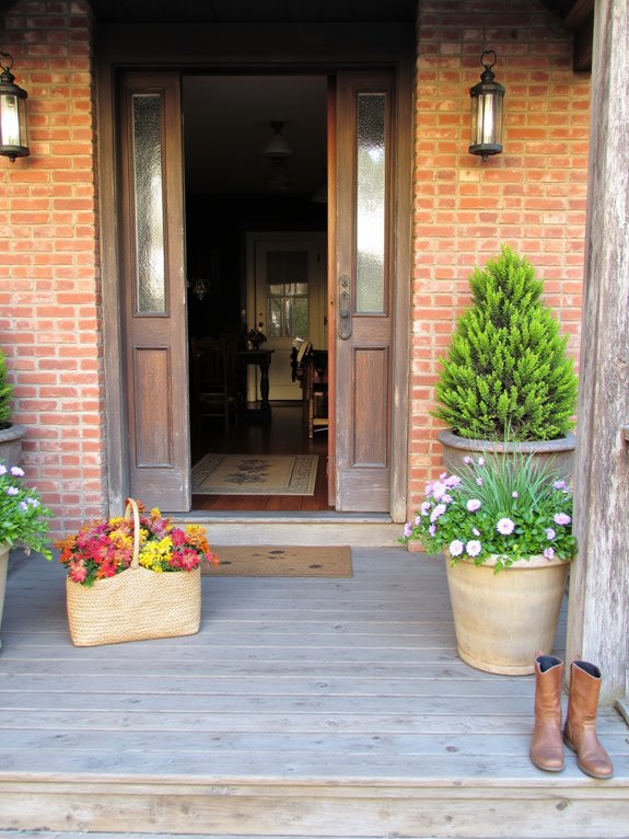 inviting and functional entryway