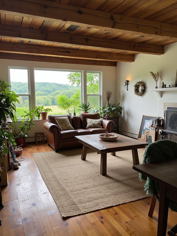 large windows for brightness