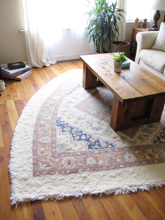 layered rugs for comfort