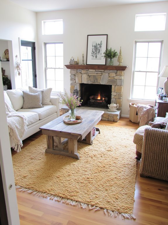 layered textures and lighting