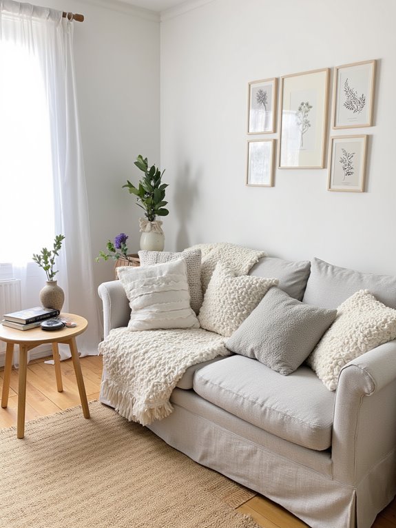 layered textures create warmth