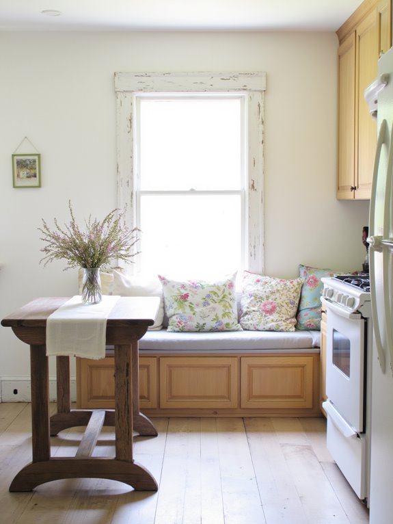 lighter colors enhance farmhouse charm