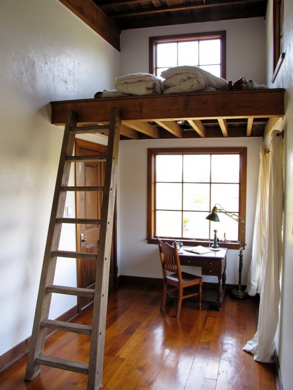 lofted spaces enhance functionality