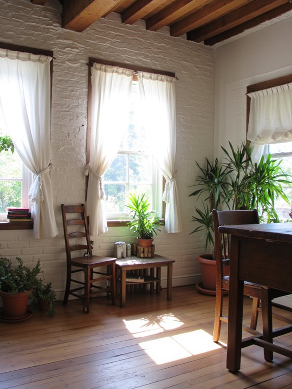 maximize farmhouse natural light