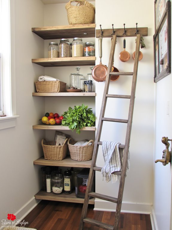 maximize pantry vertical space