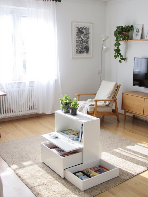 maximize small scandinavian storage