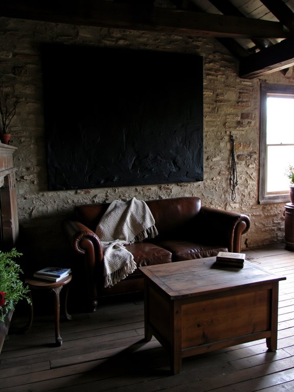 mesmerizing dark artwork accents