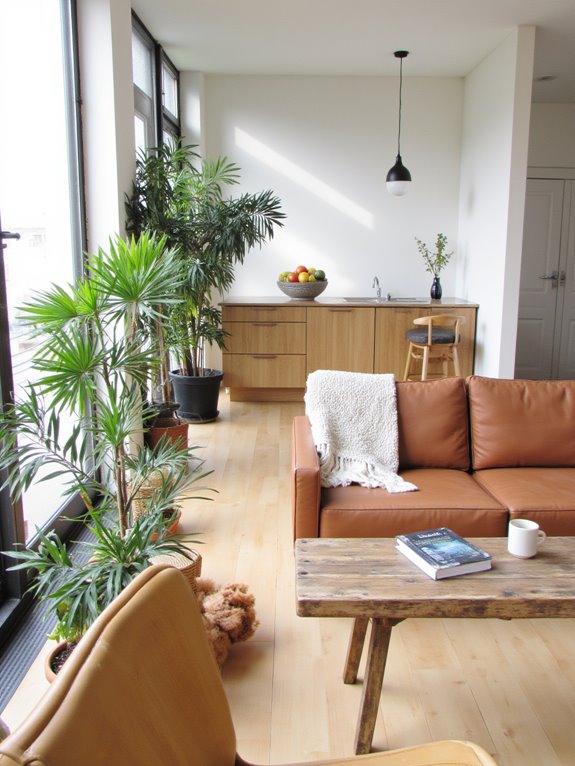 minimalist warm open spaces