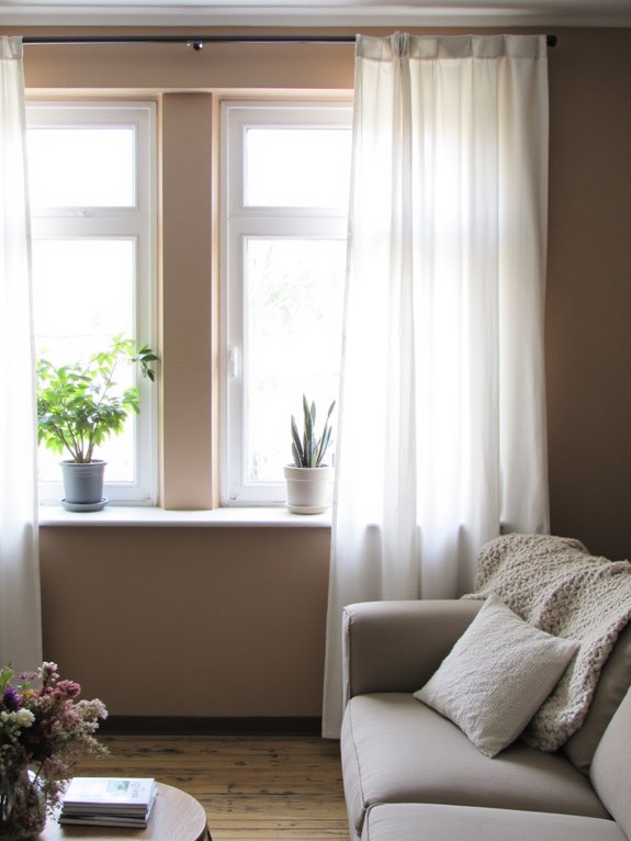 minimalist window treatments enhance brightness