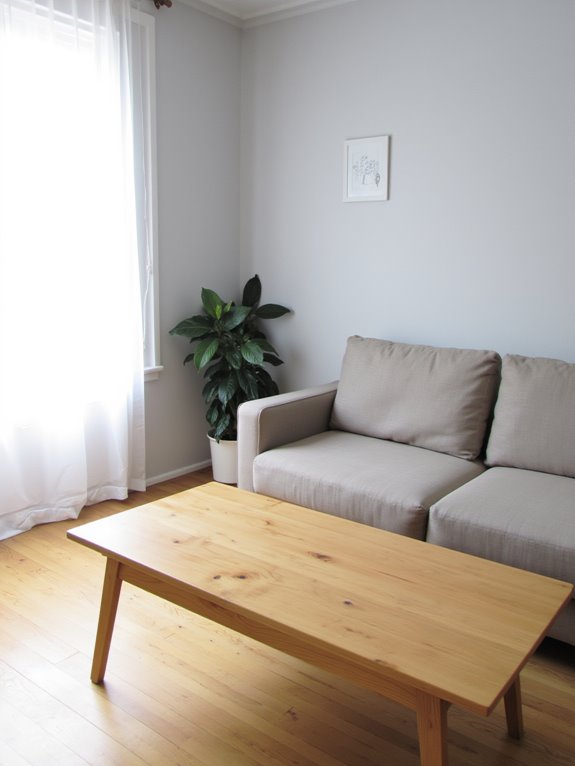 minimize clutter for tranquility