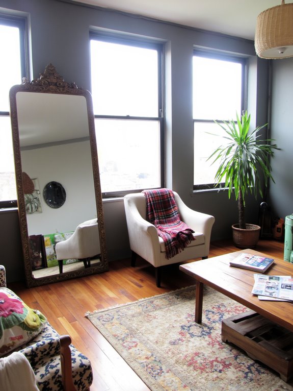 mirrors brighten and expand