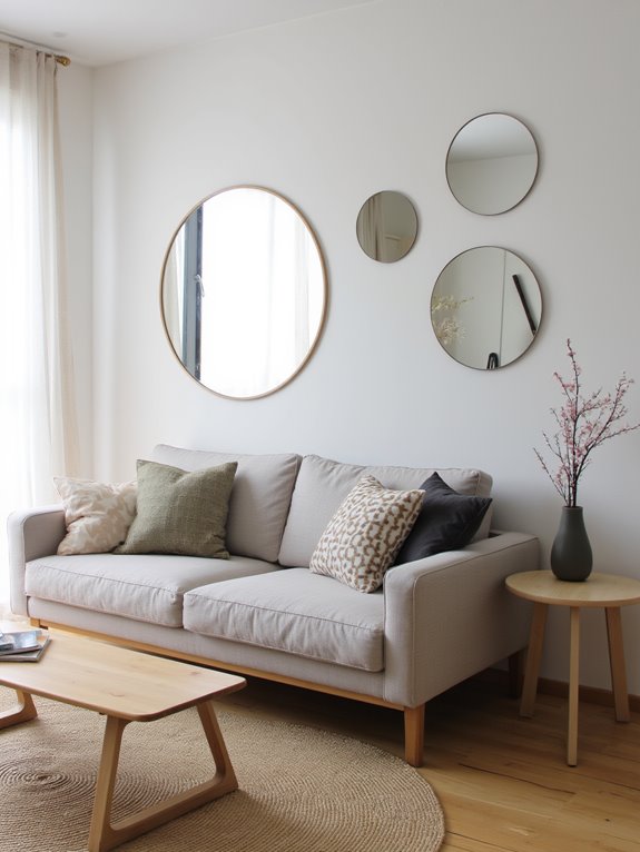 mirrors brighten and expand