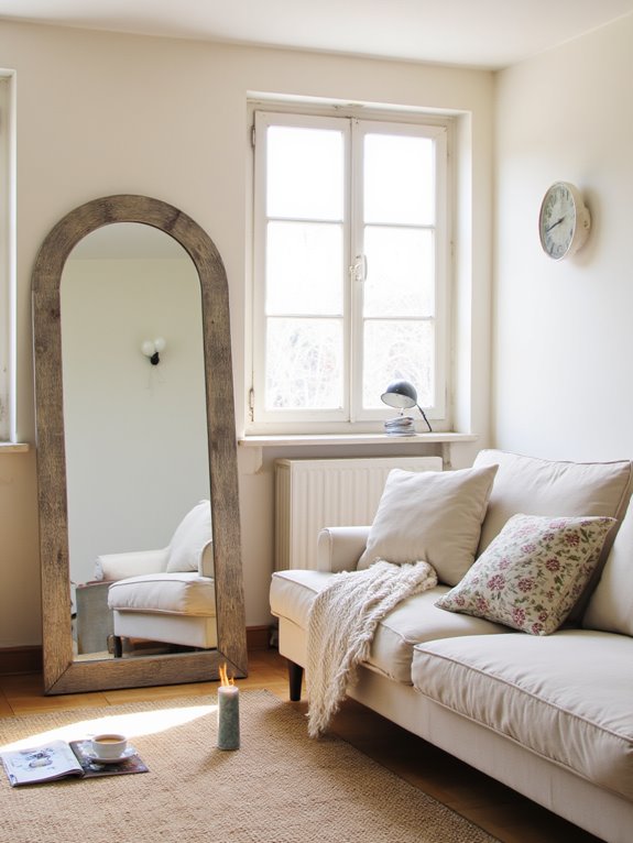 mirrors enhance light and space