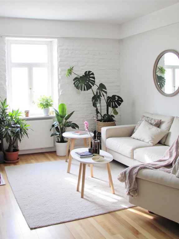 mirrors enhance light space