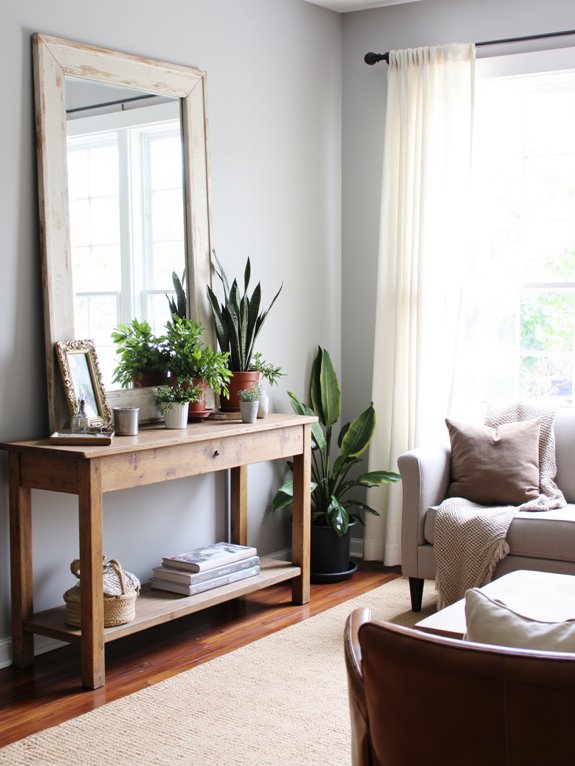 mirrors reflect light and space