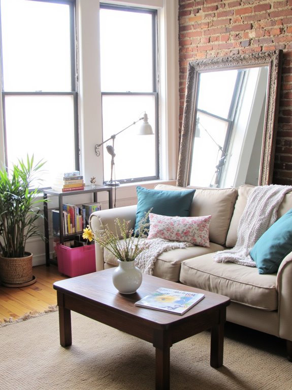 mirrors reflect natural light