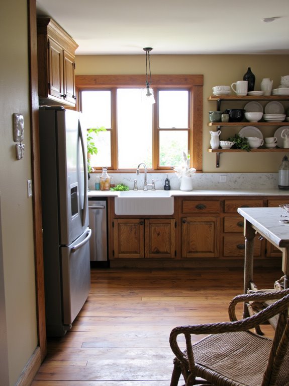 modern efficiency meets rustic charm