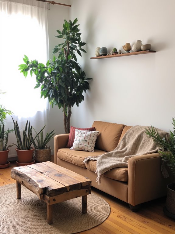 natural decor for coziness